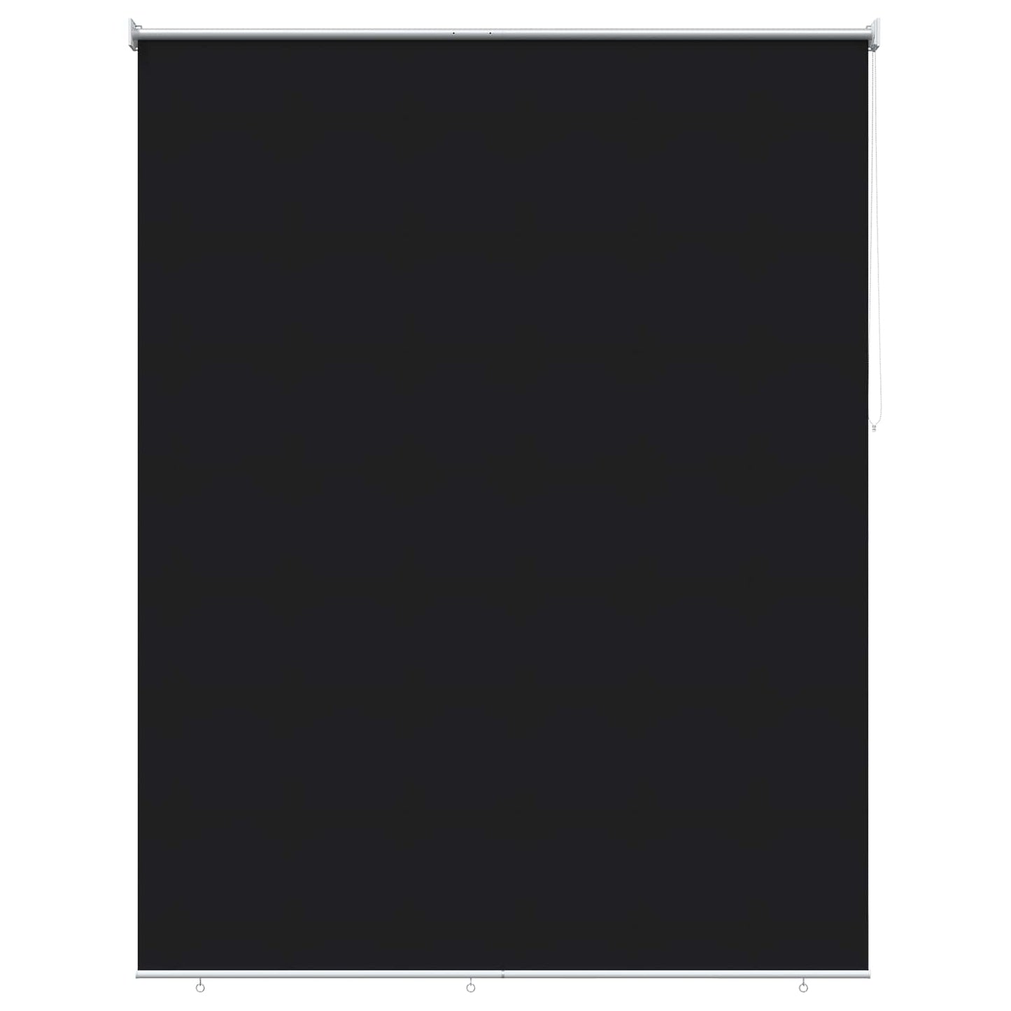 Udeterrasse Rullegardin UV Beskyttelse Sort Polyester
