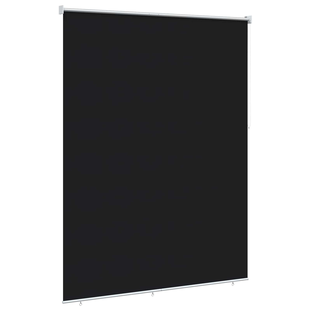 Udeterrasse Rullegardin UV Beskyttelse Sort Polyester