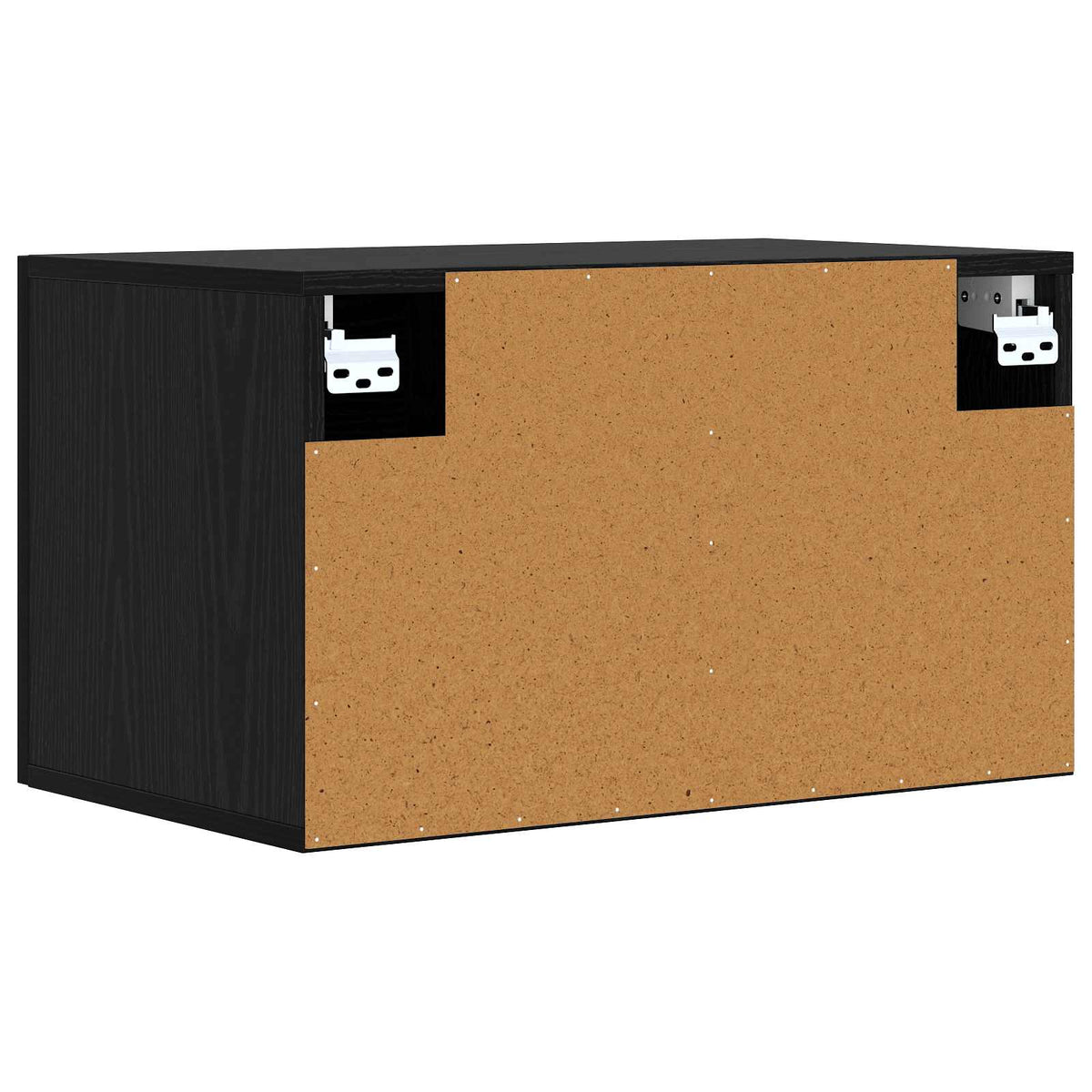 Vægskab Sort eg 60 x 36,5 x 35 cm Konstrueret træ