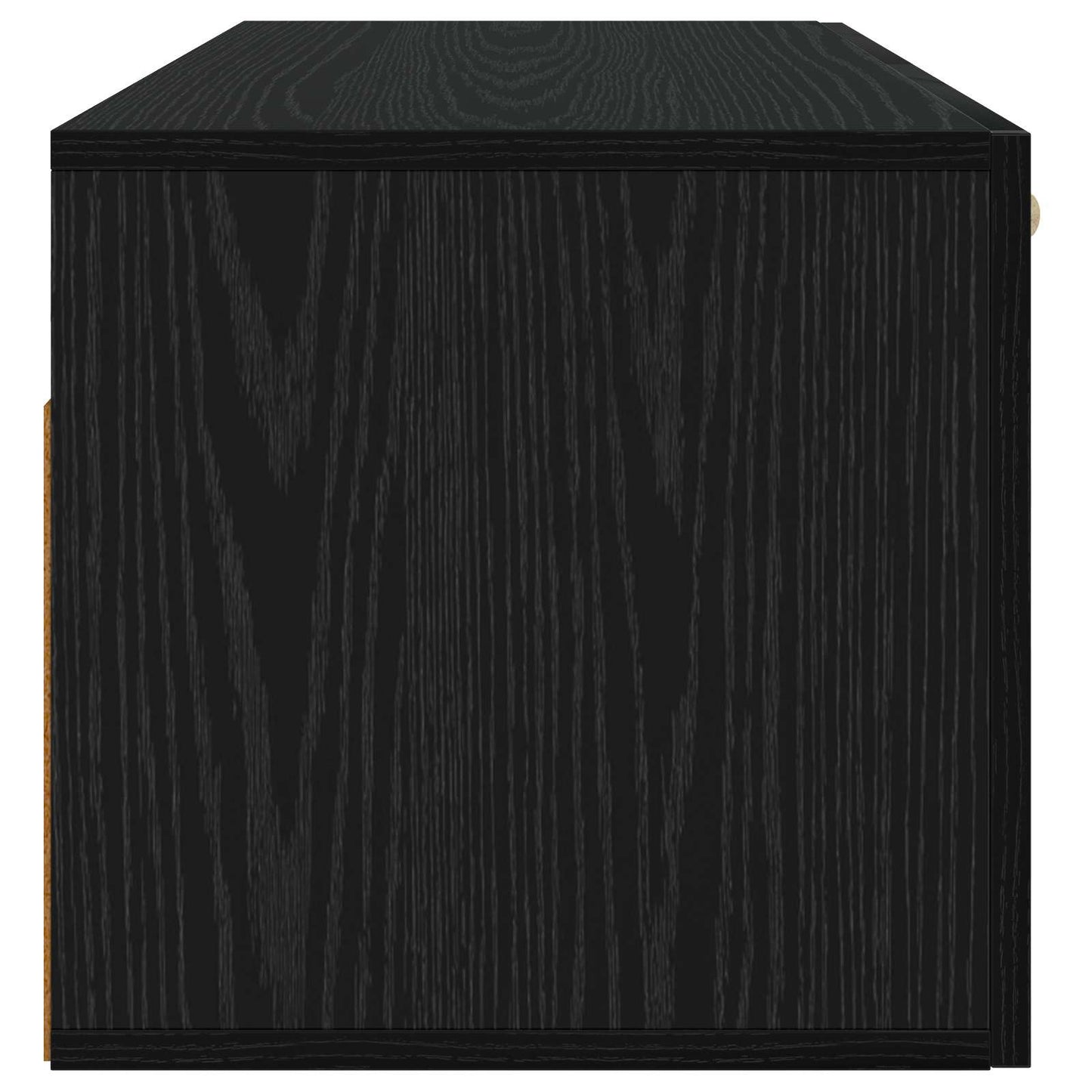 Vægskab Sort eg 60 x 36,5 x 35 cm Konstrueret træ