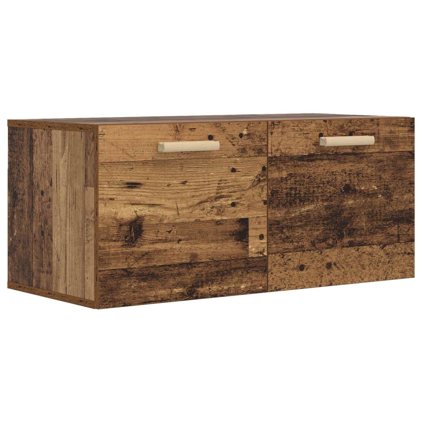 Vægskab Vægmonteret Gammelt træ 80 x 36,5 x 35 cm