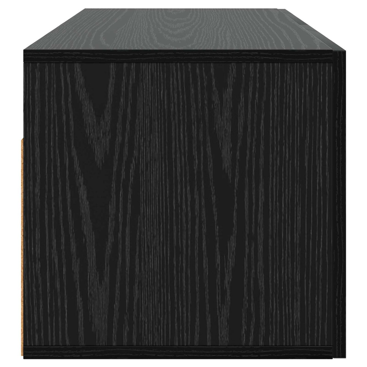 Vægskab Sort eg 100 x 36,5 x 35 cm Konstrueret træ