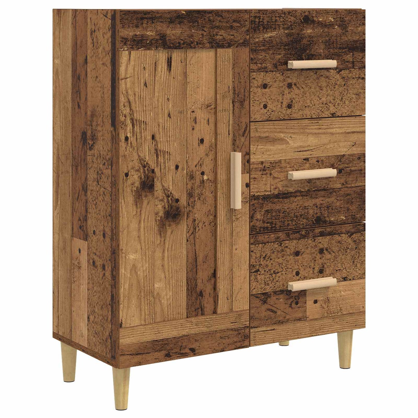 Sideboard Gammelt træ 69,5 x 34 x 90 cm Konstrueret træ
