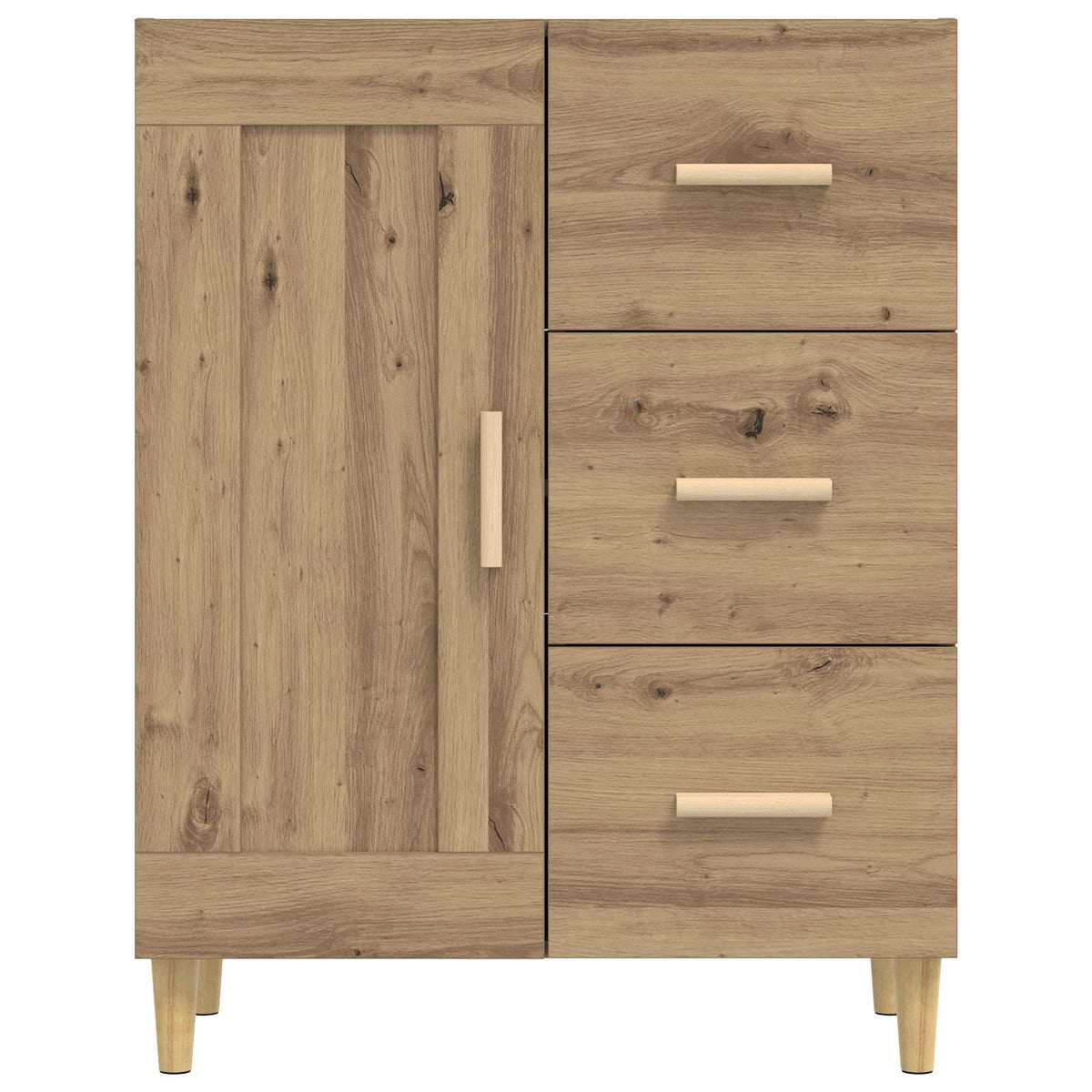 Sideboard Artisan-eg 69,5 x 34 x 90 cm Konstrueret træ