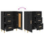 Sideboard Sort eg 69,5 x 34 x 90 cm Konstrueret træ