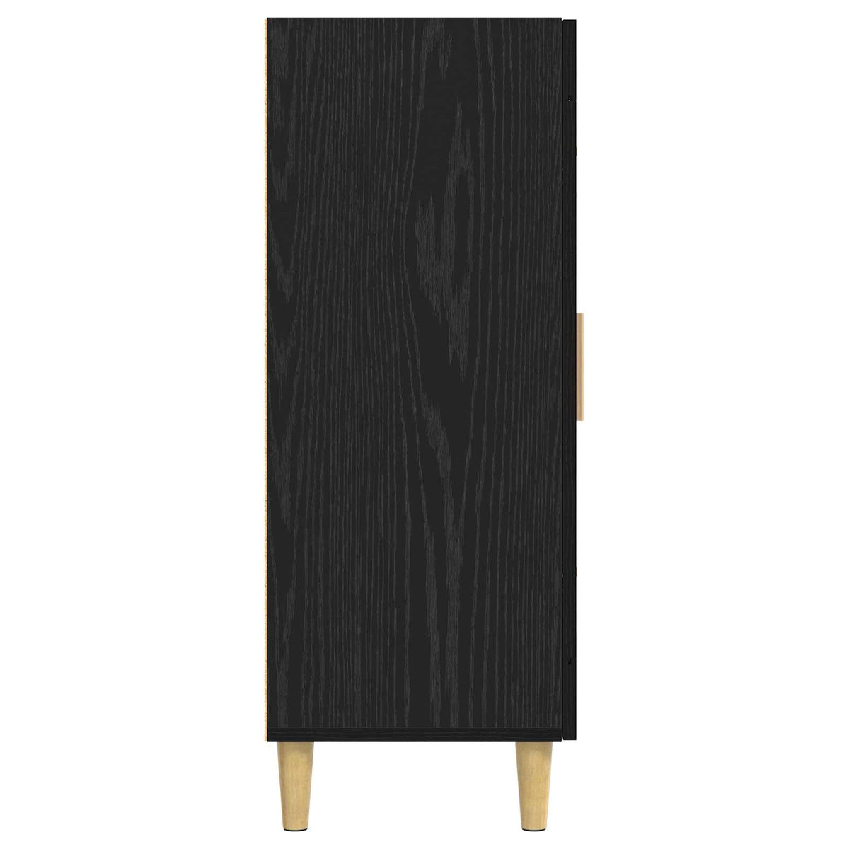 Sideboard Sort eg 69,5 x 34 x 90 cm Konstrueret træ