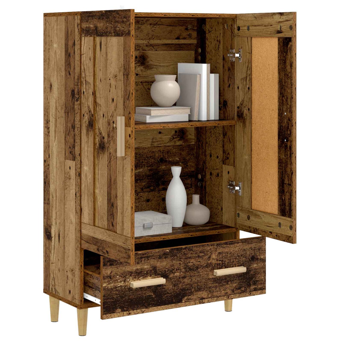 Highboard Gammelt træ 70 x 31 x 115 cm Konstrueret træ