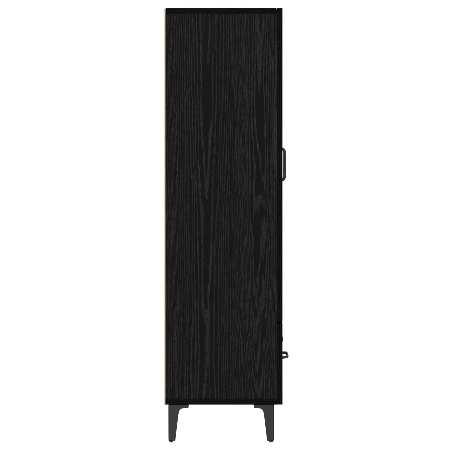 Highboard Sort eg 70 x 31 x 115 cm Konstrueret træ