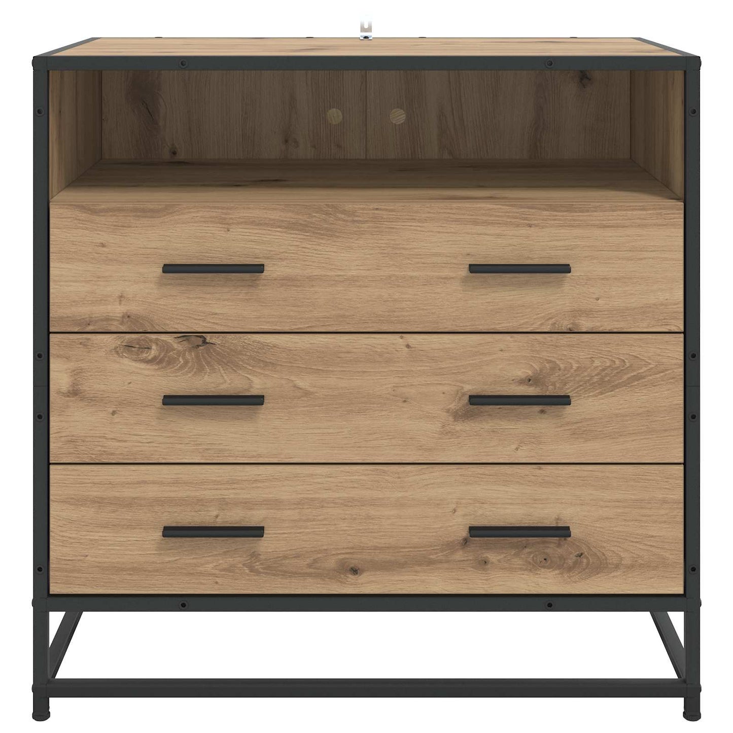 Skuffeskab 3-Skuffe Artisan-eg 70 x 41 x 70 cm Konstrueret træ
