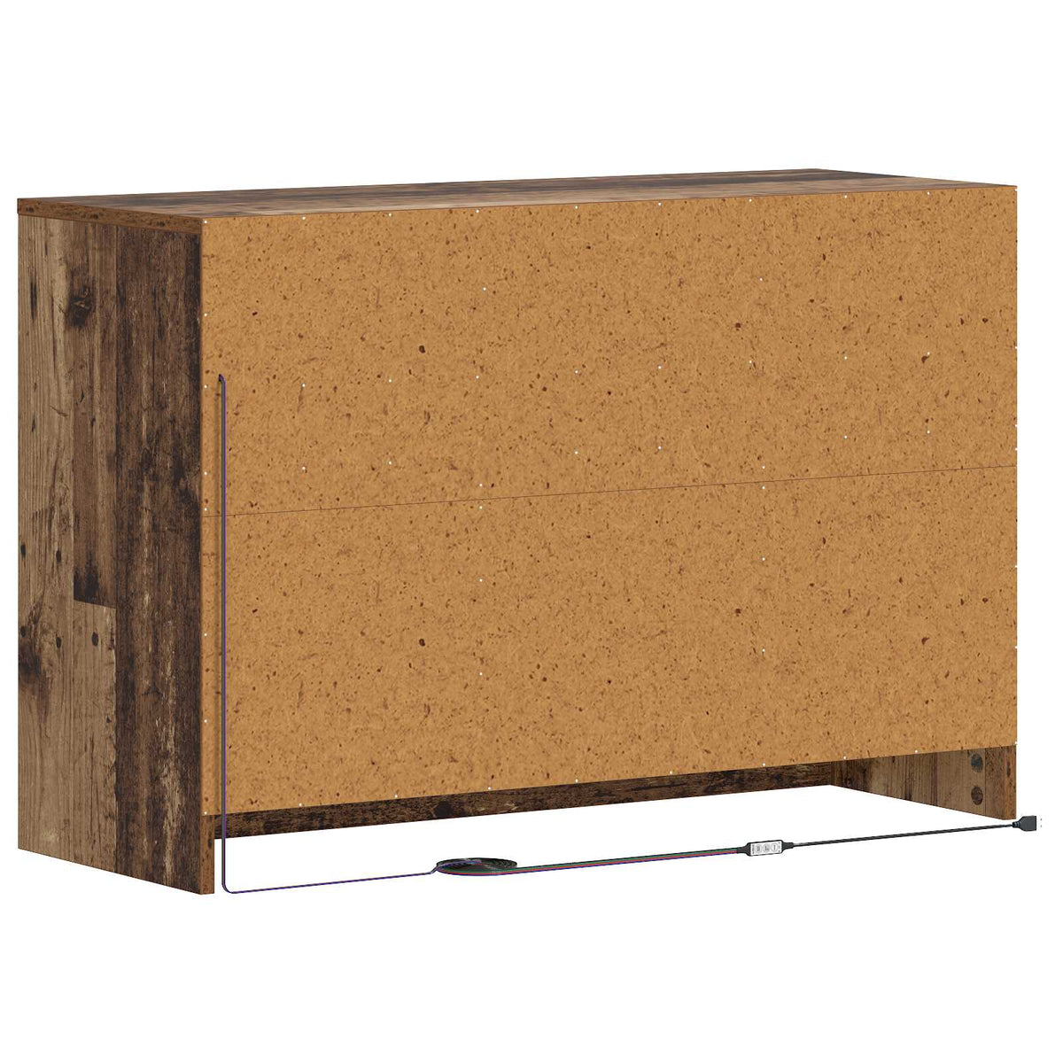 TV-skab 91 x 34 x 61 cm Gammelt træ Konstrueret træ