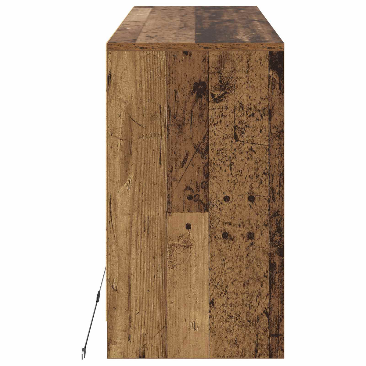 TV-skab 91 x 34 x 61 cm Gammelt træ Konstrueret træ