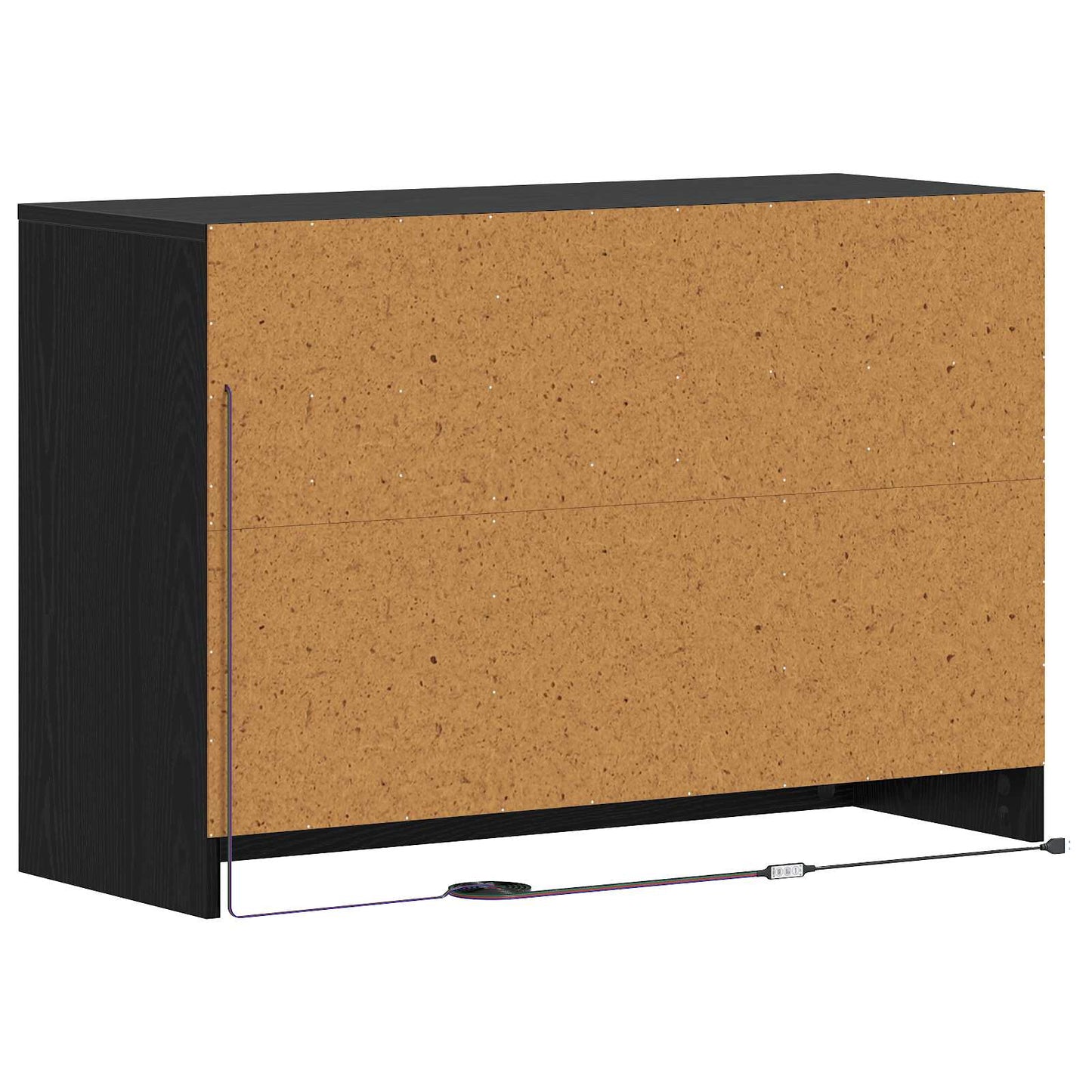 TV-skab 91 x 34 x 61 cm Sort eg Konstrueret træ