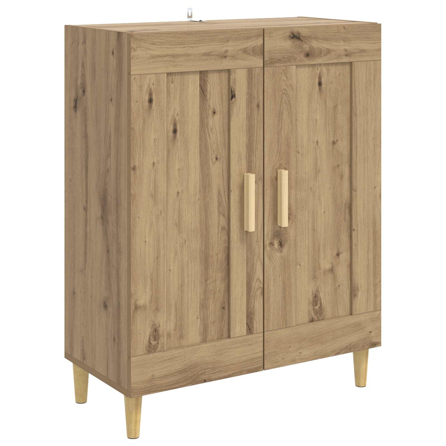 Sideboard Artisan-eg 69,5 x 34 x 90 cm Konstrueret træ