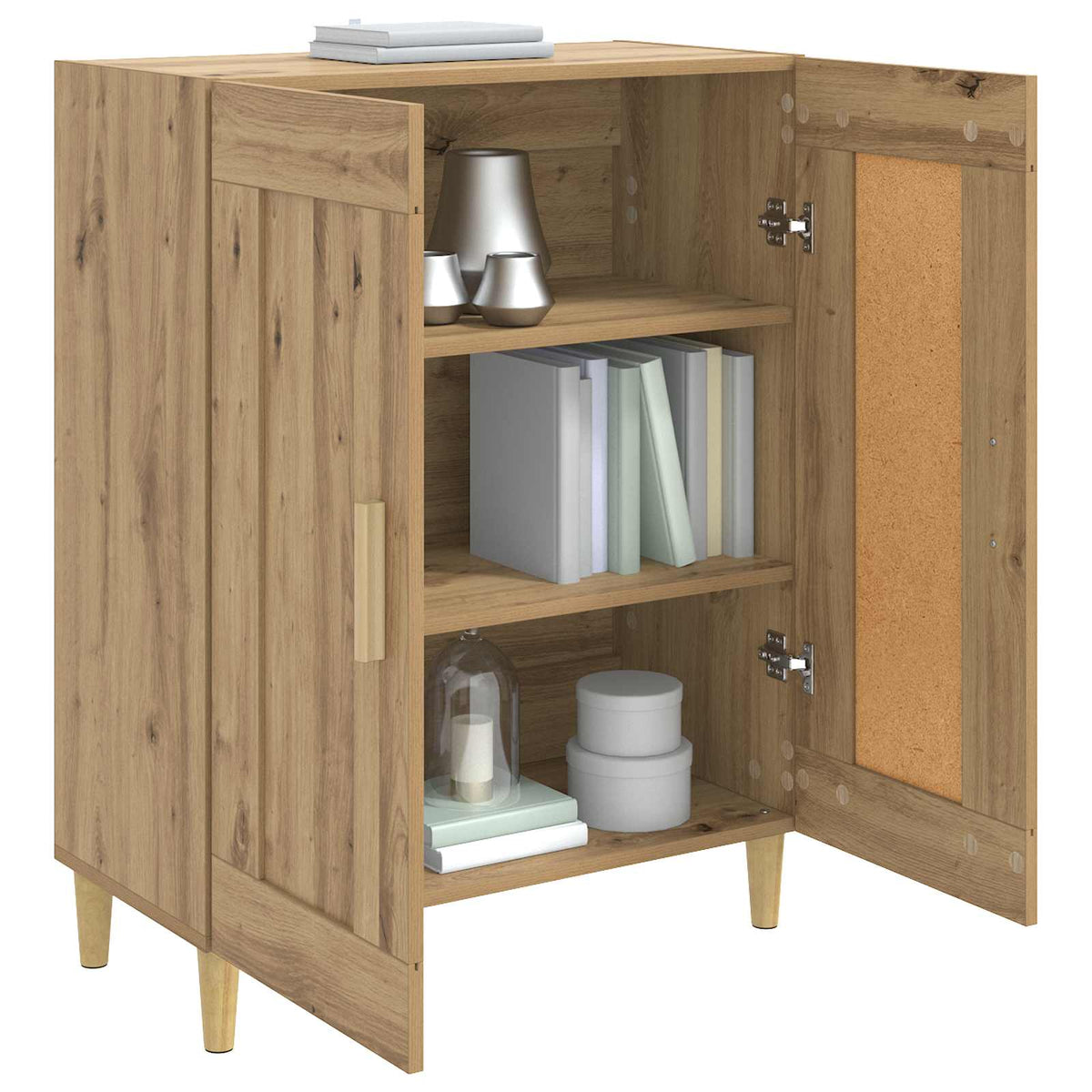 Sideboard Artisan-eg 69,5 x 34 x 90 cm Konstrueret træ