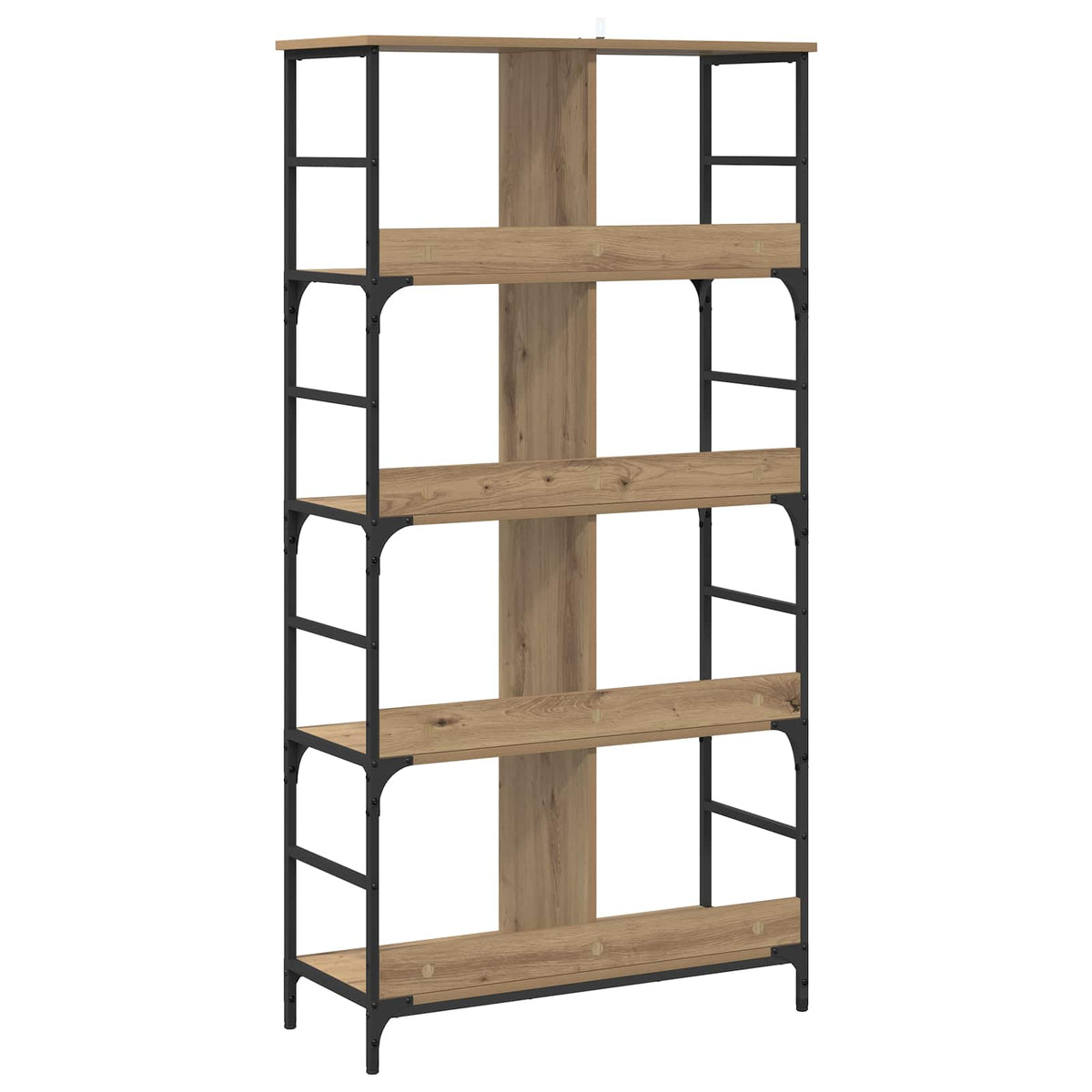 Bogreol 4 niveauer 78,5 x 33 x 153 cm metal PB Artisan-eg