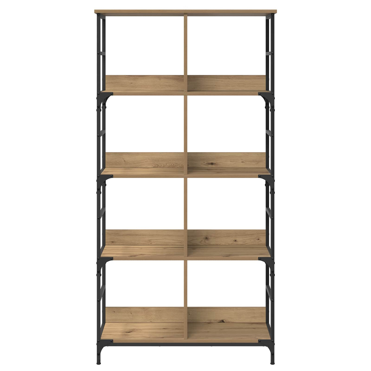 Bogreol 4 niveauer 78,5 x 33 x 153 cm metal PB Artisan-eg