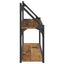 Væghylde Vægmonteret Gammelt træ 80 x 21 x 51 cm metal PB