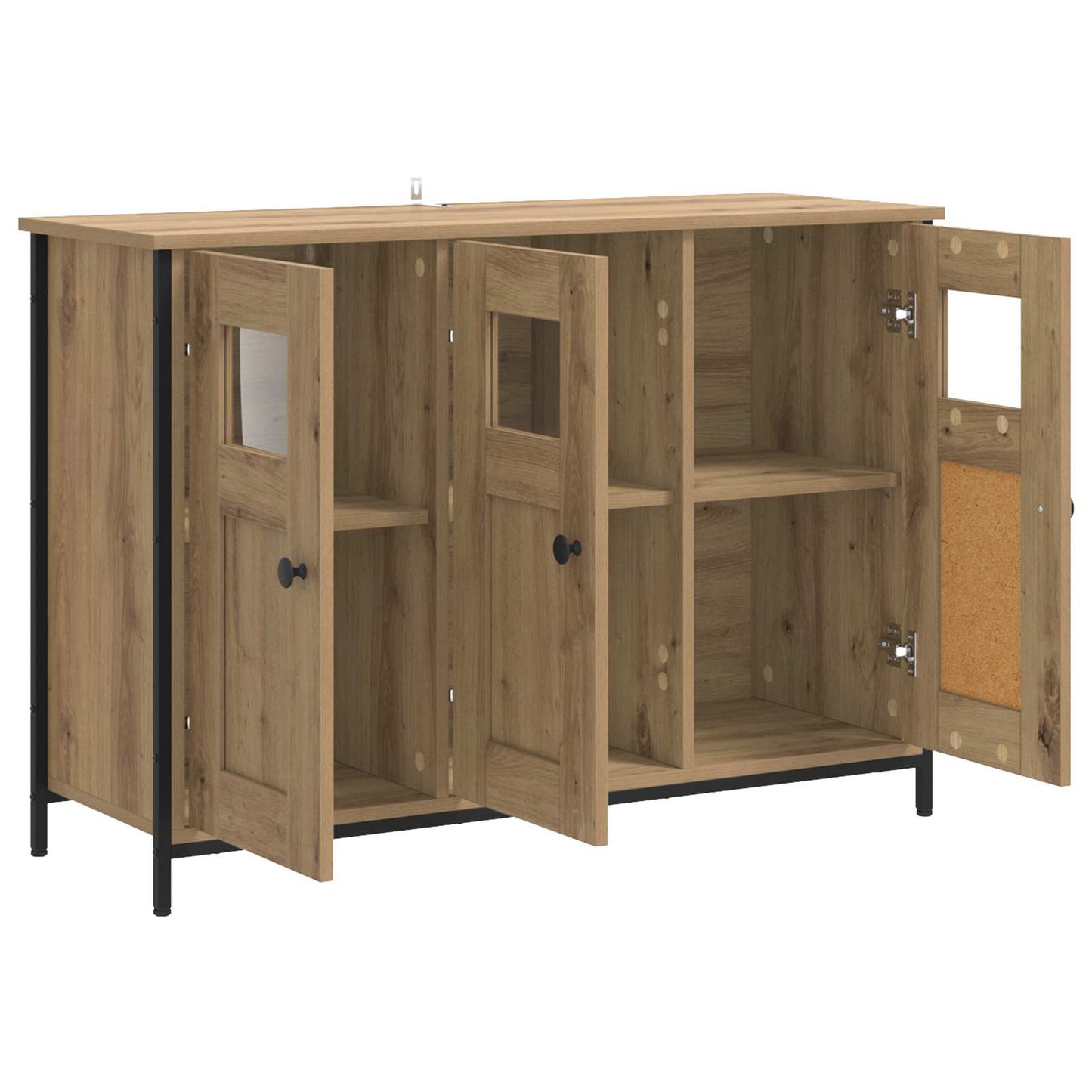Sideboard Artisan-eg 100 x 35 x 70 cm Konstrueret træ