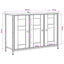Sideboard Sort eg 100 x 35 x 70 cm Konstrueret træ