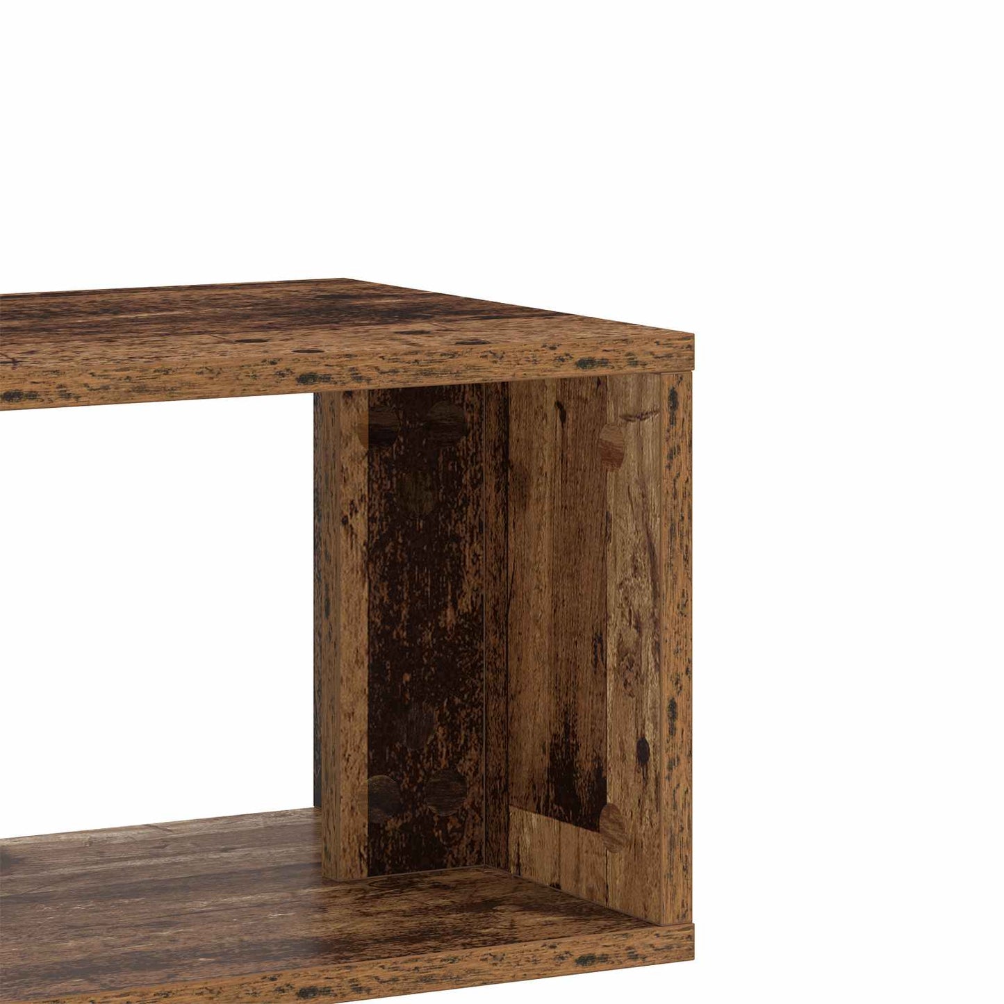 TV-skab 100 x 30 x 50 cm Gammelt træ Konstrueret træ