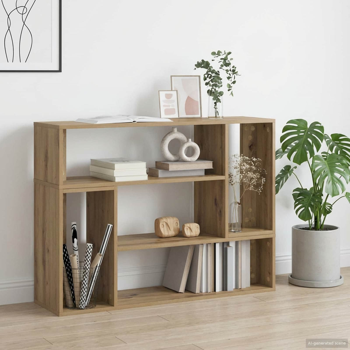 TV-skab 100 x 30 x 50 cm Artisan-eg Konstrueret træ