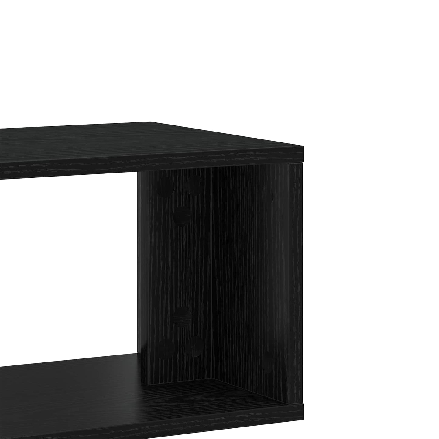 TV-skab 100 x 30 x 50 cm Sort eg Konstrueret træ