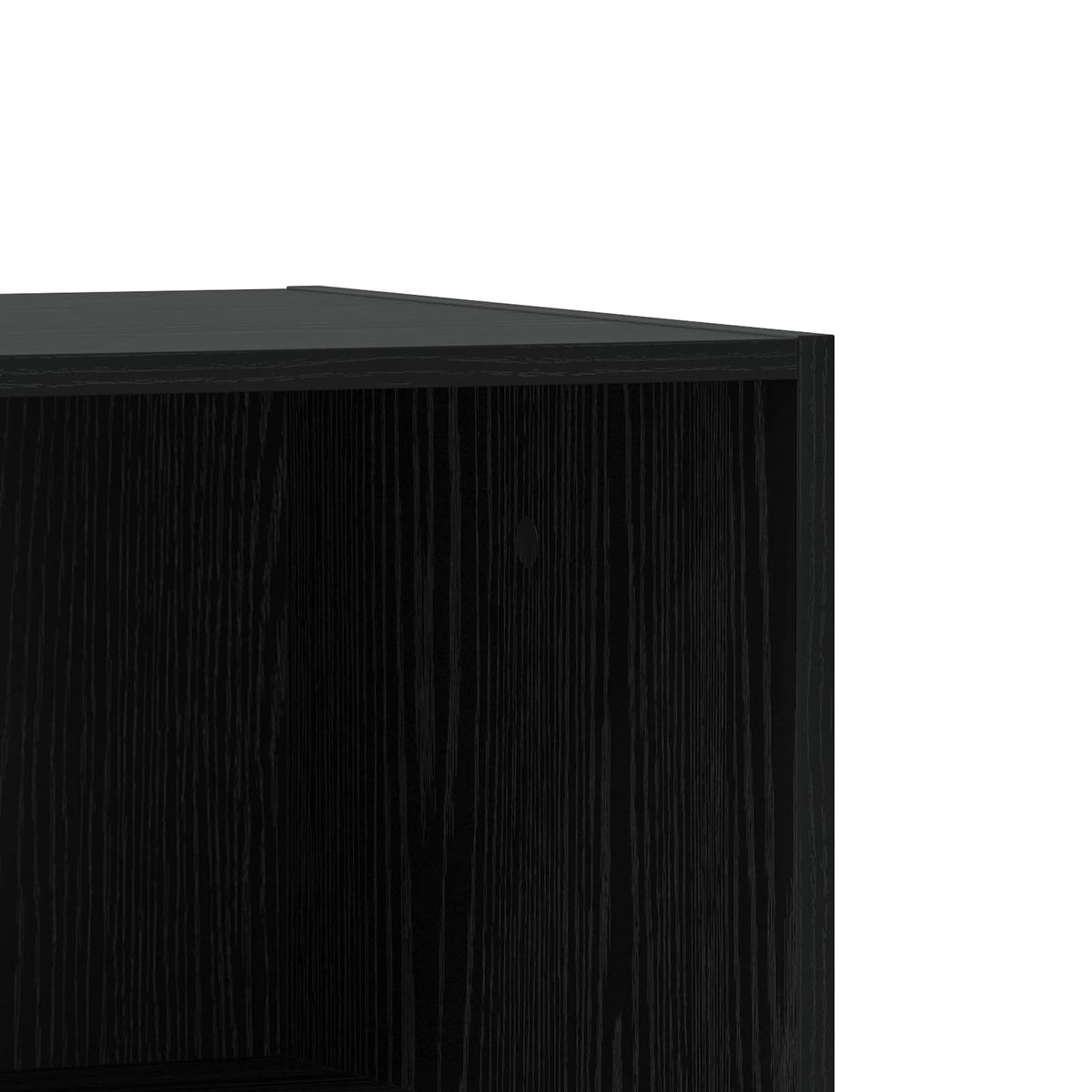 Garderobeskab Sort eg 77 x 48 x 102 cm Konstrueret træ