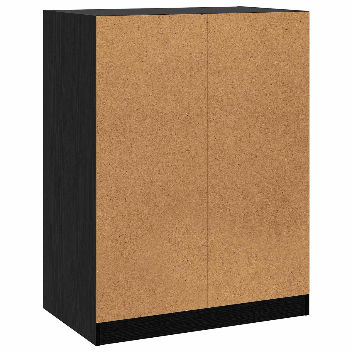 Garderobeskab Sort eg 77 x 48 x 102 cm Konstrueret træ