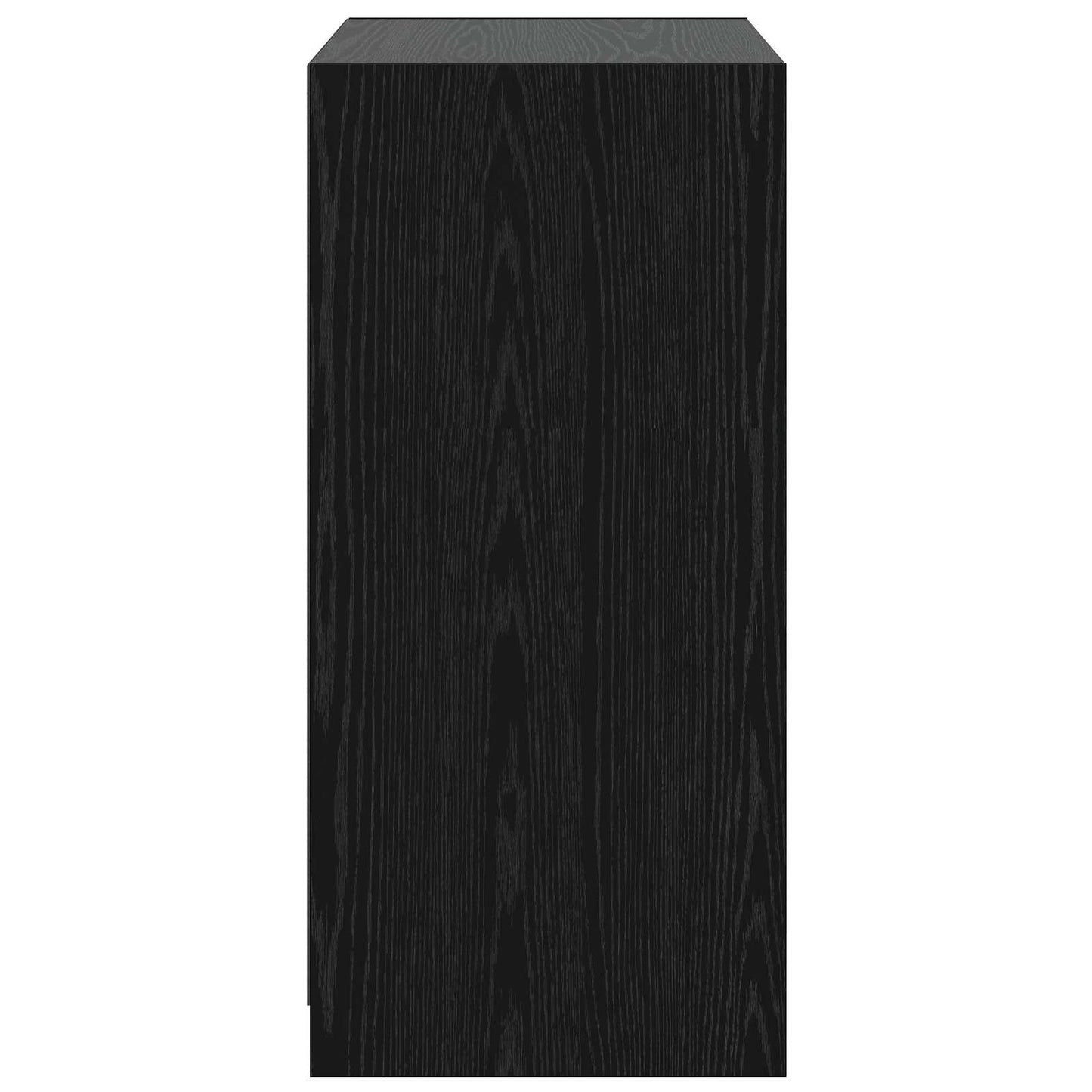 Garderobeskab Sort eg 77 x 48 x 102 cm Konstrueret træ