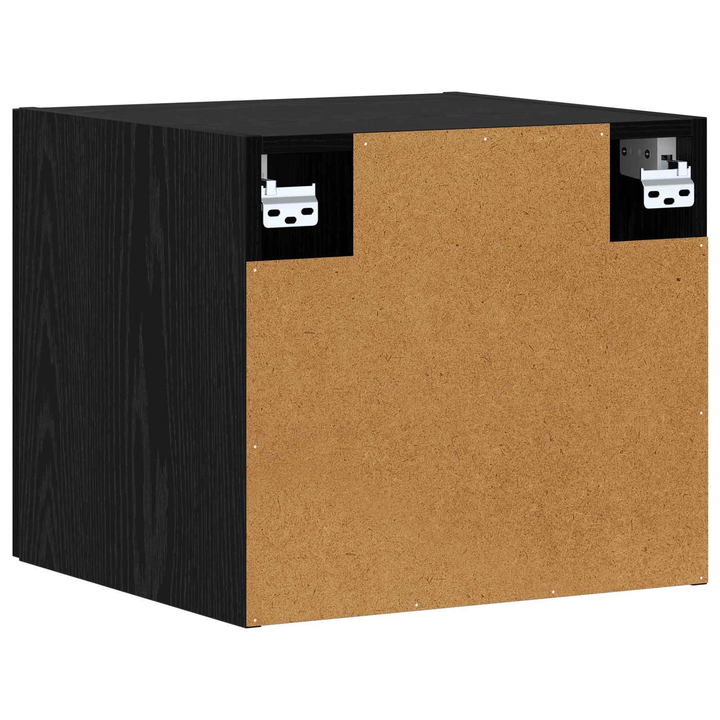 Vægskab Sort eg 45 x 42,5 x 40 cm Konstrueret træ