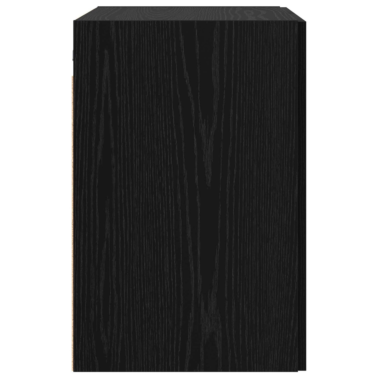 Vægskab Sort eg 80 x 42,5 x 64 cm Konstrueret træ