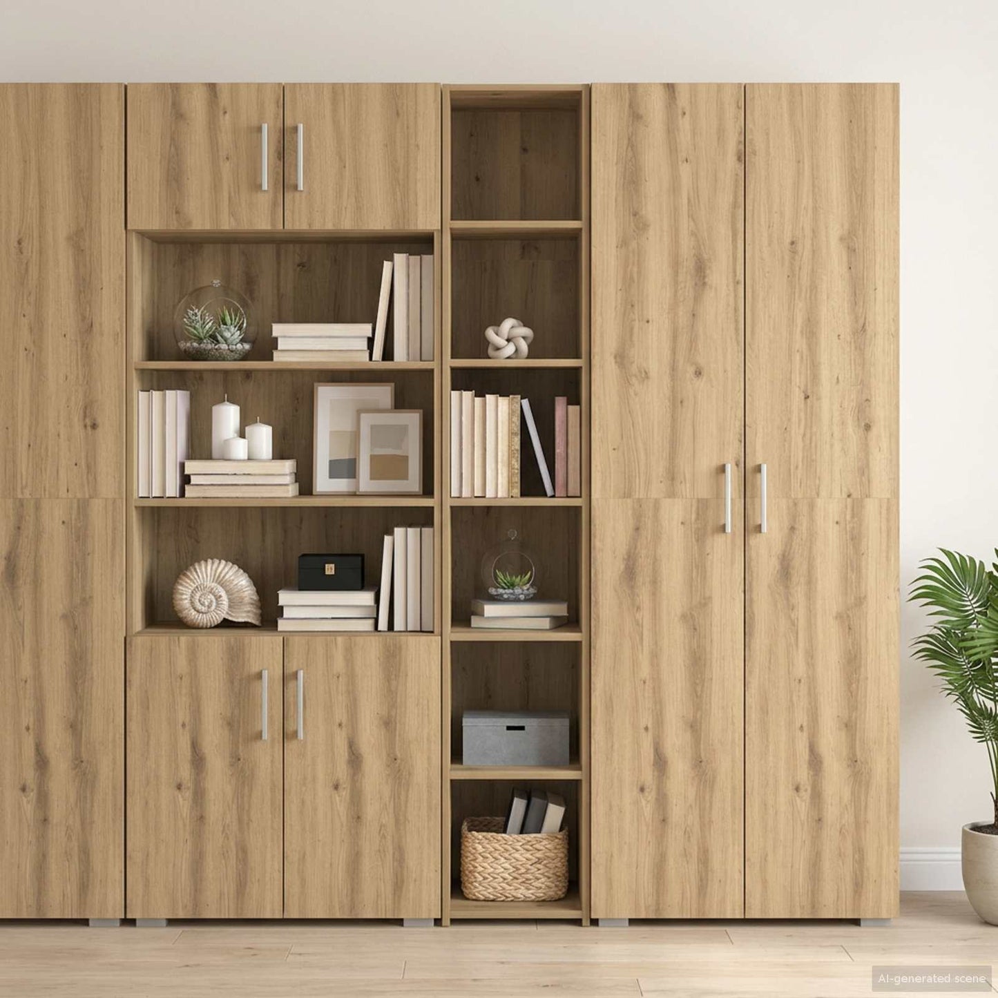 Highboard Artisan-eg 30 x 41 x 185 cm Konstrueret træ