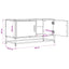 TV-skab 80 x 34,5 x 40 cm Sort eg Konstrueret træ