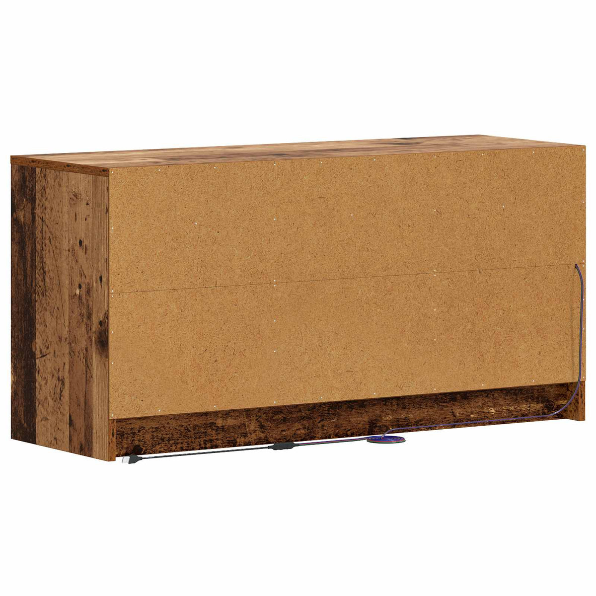 TV-skab 100 x 34 x 50 cm Gammelt træ Konstrueret træ