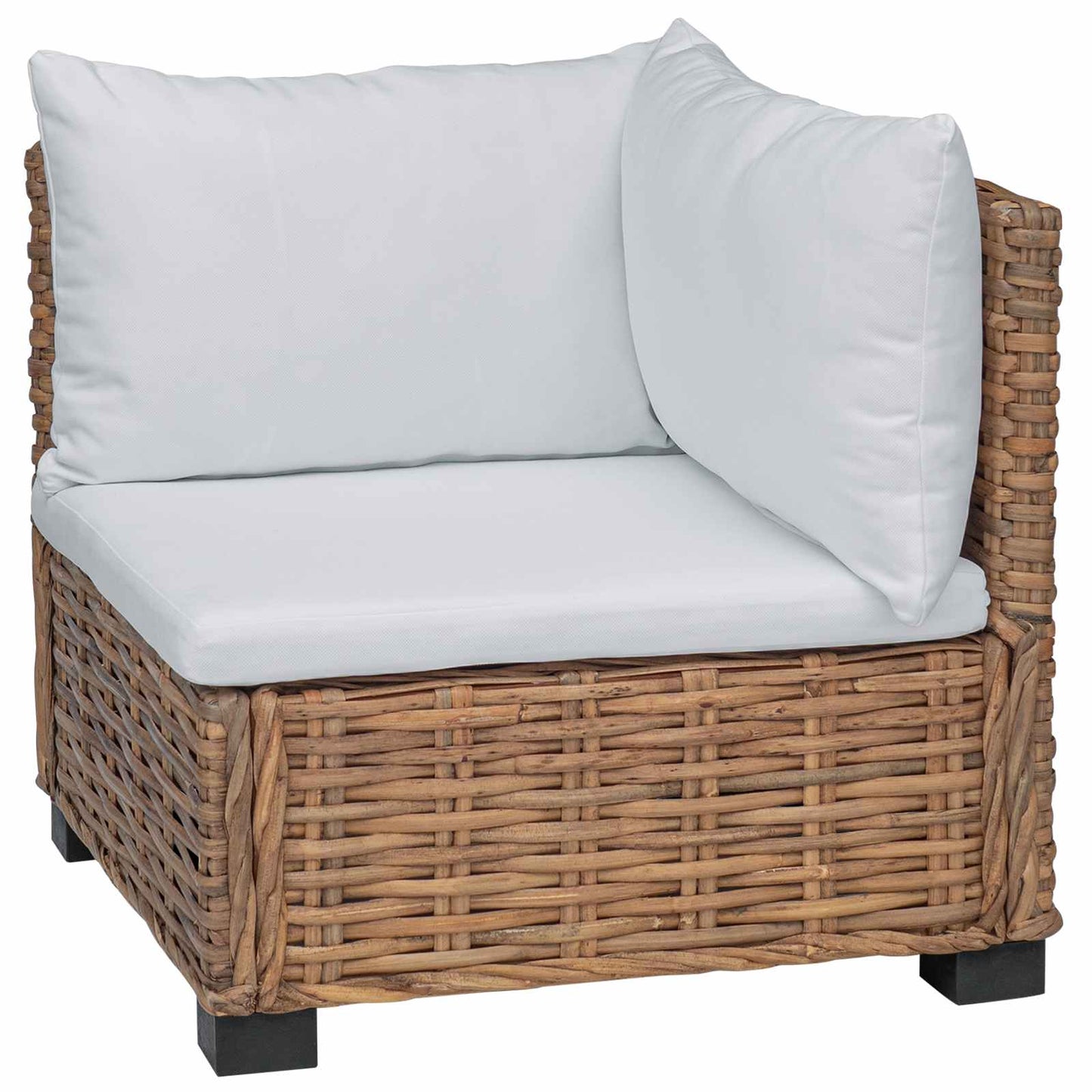 Hjørnesofa med puder GENDT Naturlig rattan Naturfarvet