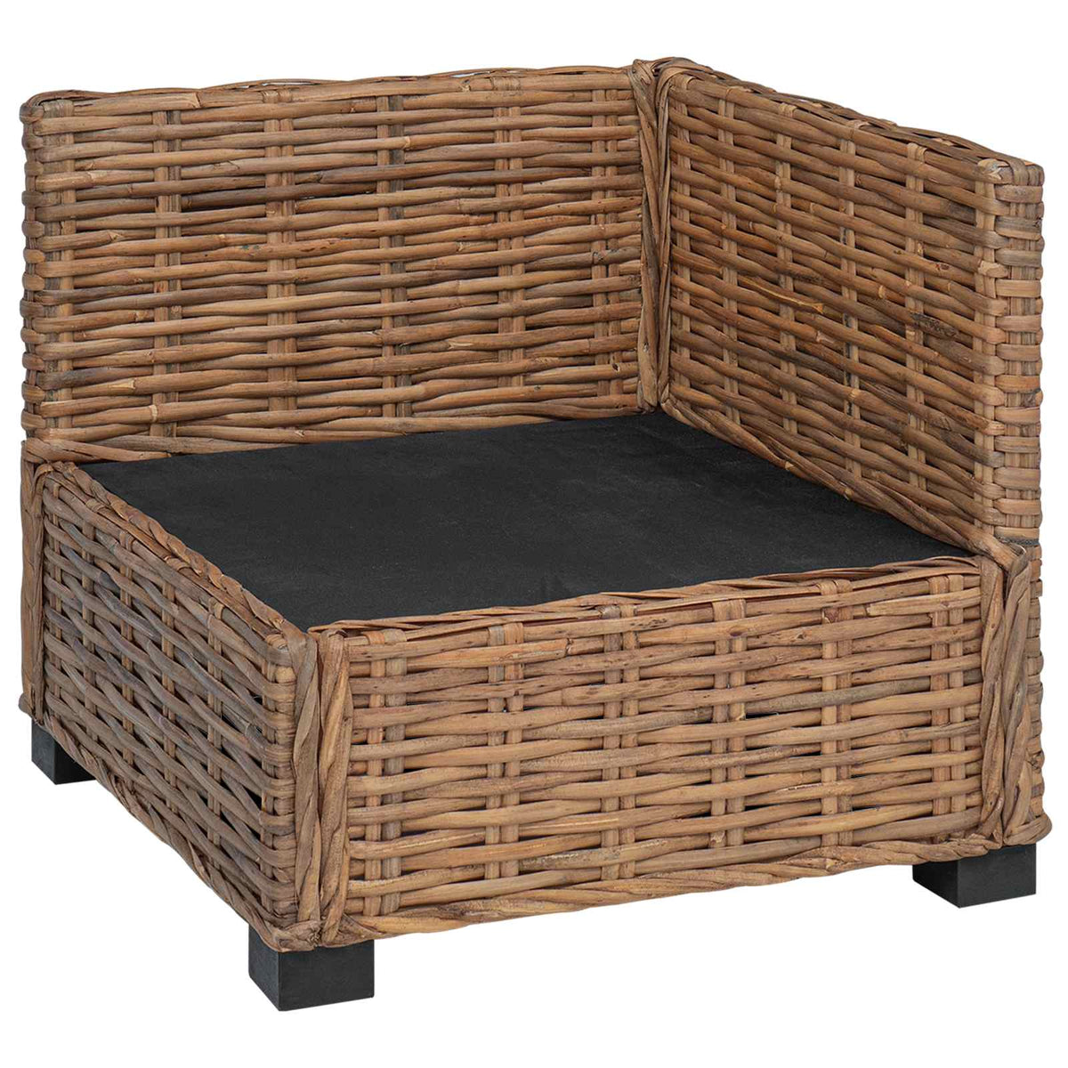 Hjørnesofa med puder GENDT Naturlig rattan Naturfarvet