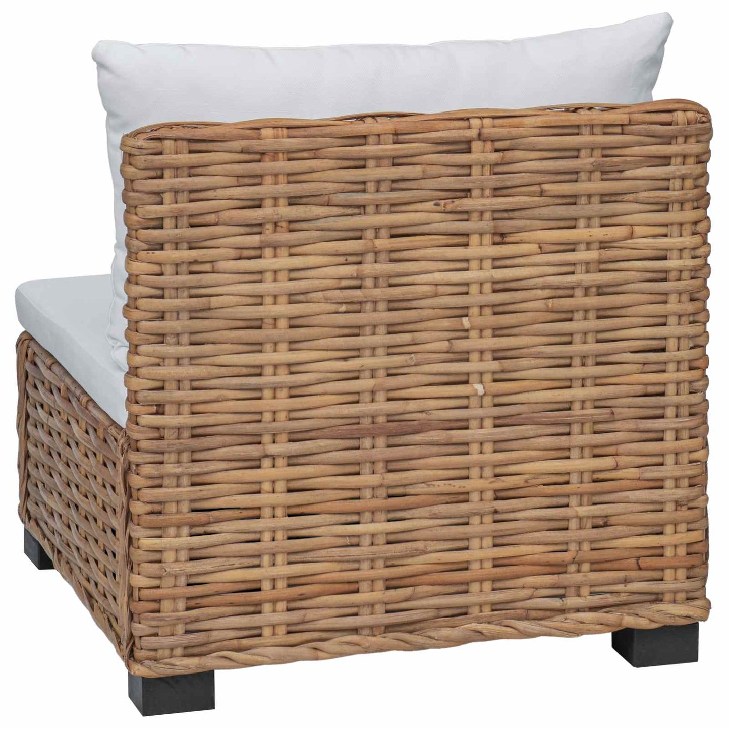 Mellemsofa med puder GENDT Naturlig rattan Naturfarvet