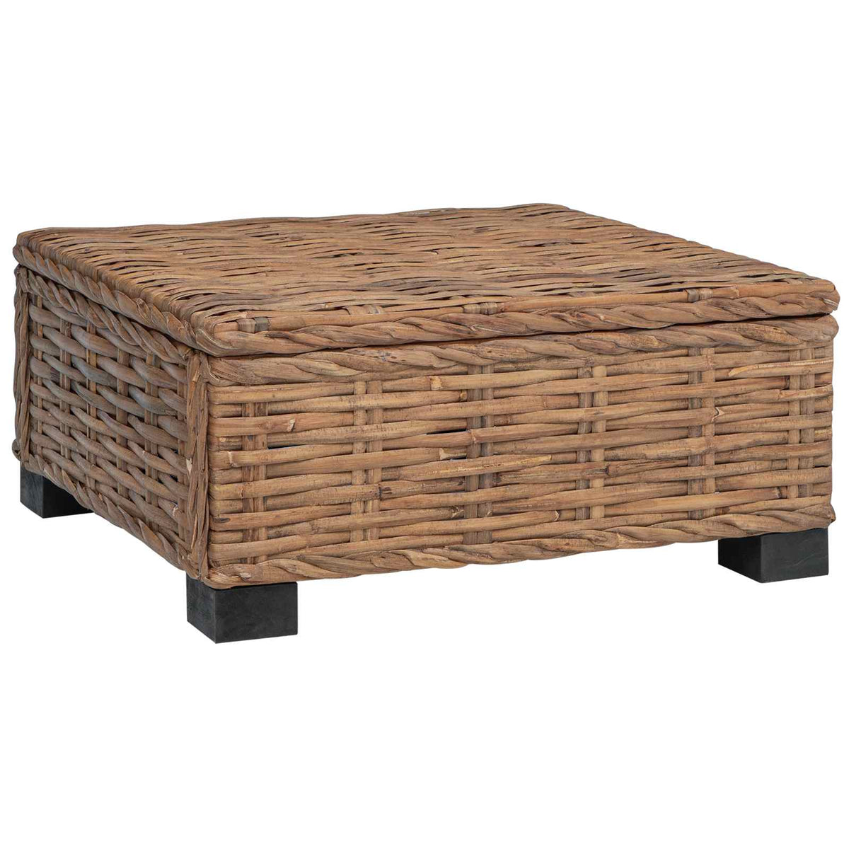 Sofabord GENDT Naturlig rattan Naturfarvet 67 x 60 x 30 cm