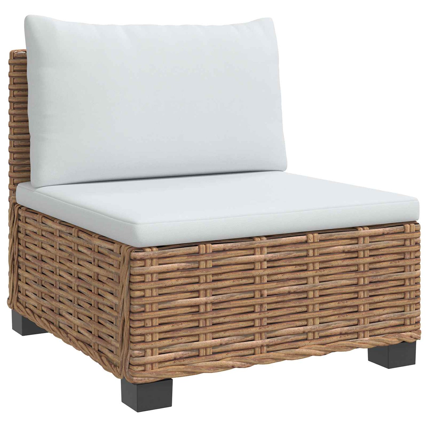 2 stk. Rattan Lounge Sæt med Puder GENDT Naturlig rattan