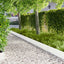 Plænekant 20 stk. 100 x 25 cm Stål Hvid