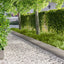 Plænekant 30 stk. 100 x 30 cm Stål Sølv