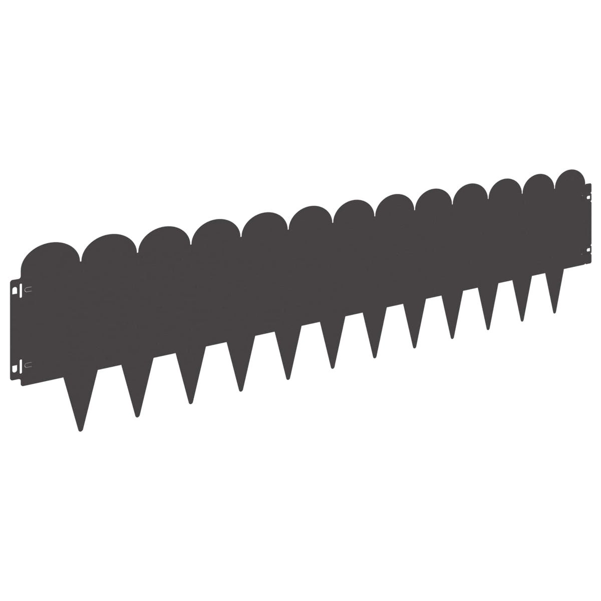 Plænekant 30 stk. 103 x 25 cm Stål Sort