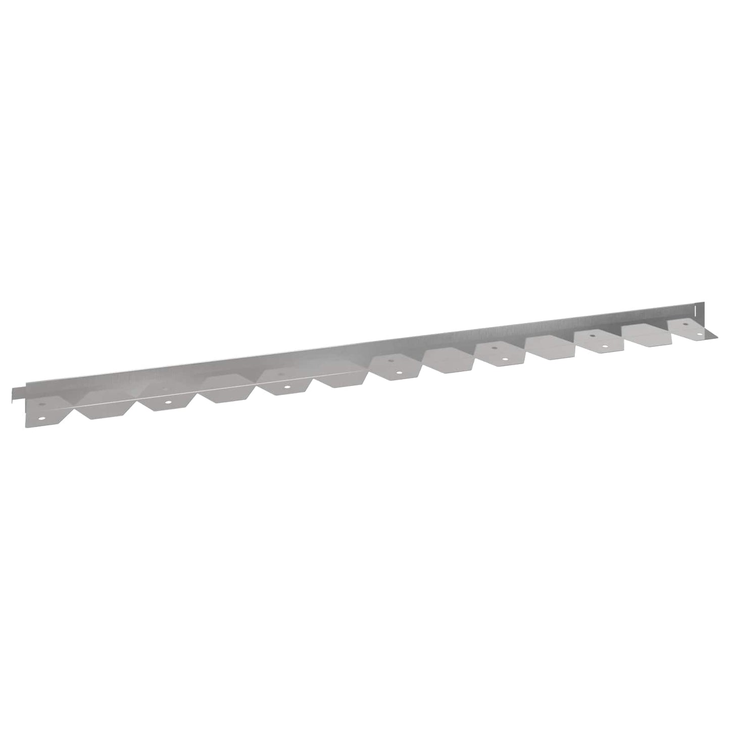 Plænekant 20 stk. 102 x 4 x 4 cm Stål Sølv