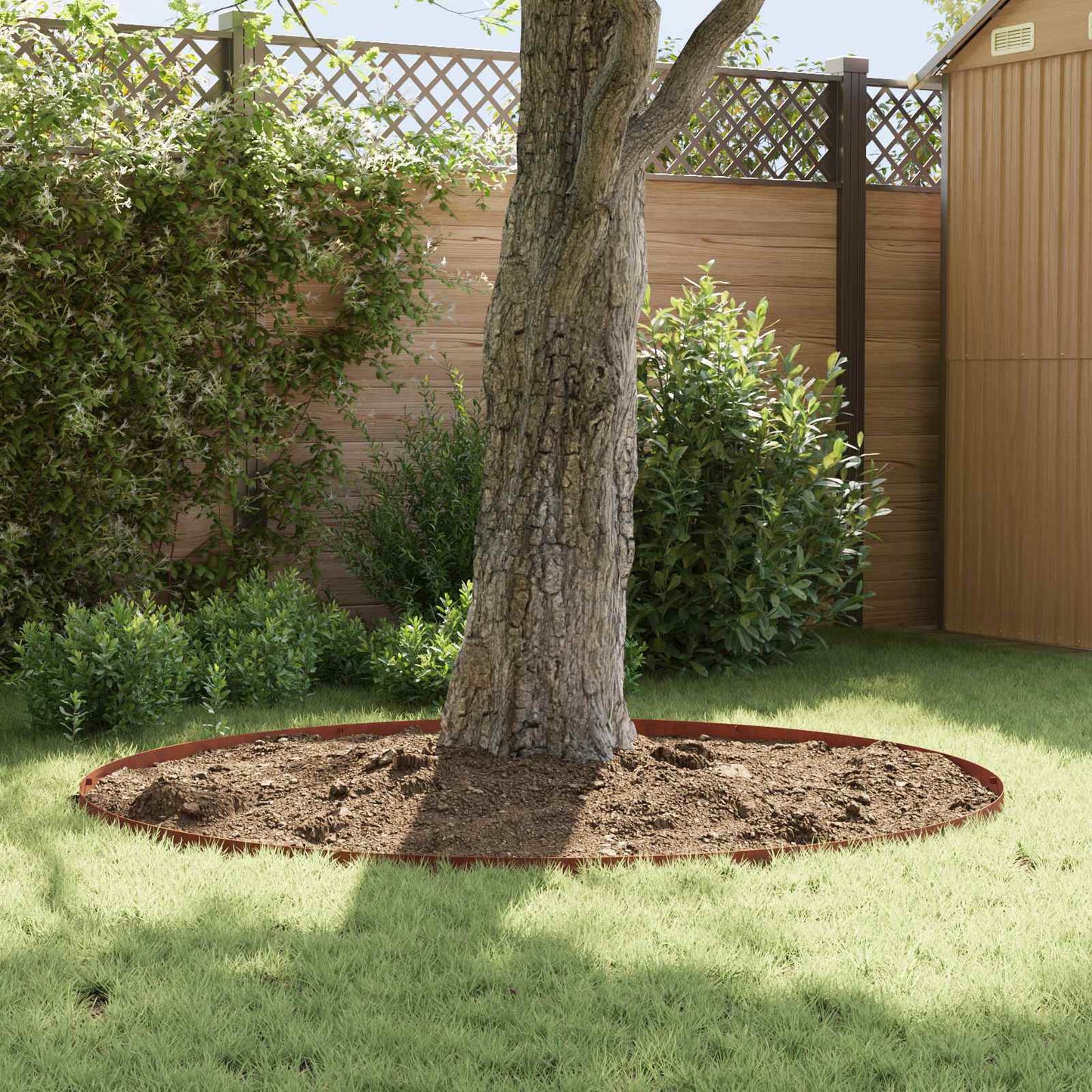 Plænekant 20 stk. 102 x 4 x 4 cm Stål Rusten