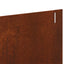 Plænekant 20 stk. 102 x 10 x 4 cm Stål Rusten