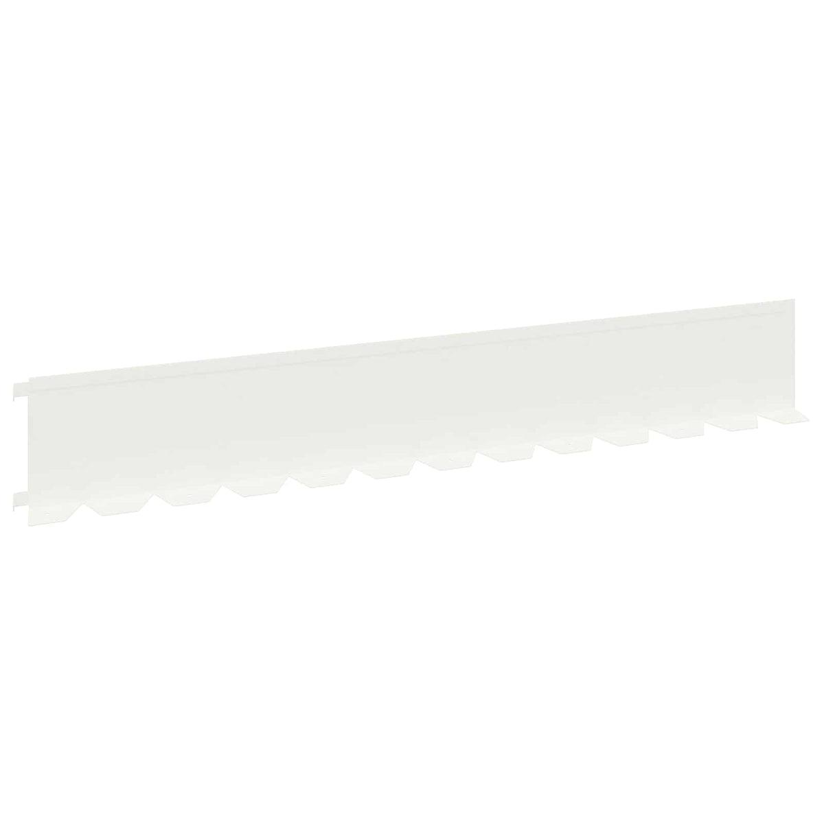 Plænekant 30 stk. 102 x 15 x 4 cm Stål Hvid