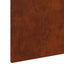 Græskant med bukket top 20 stk. 100x12cm Stål Rusten