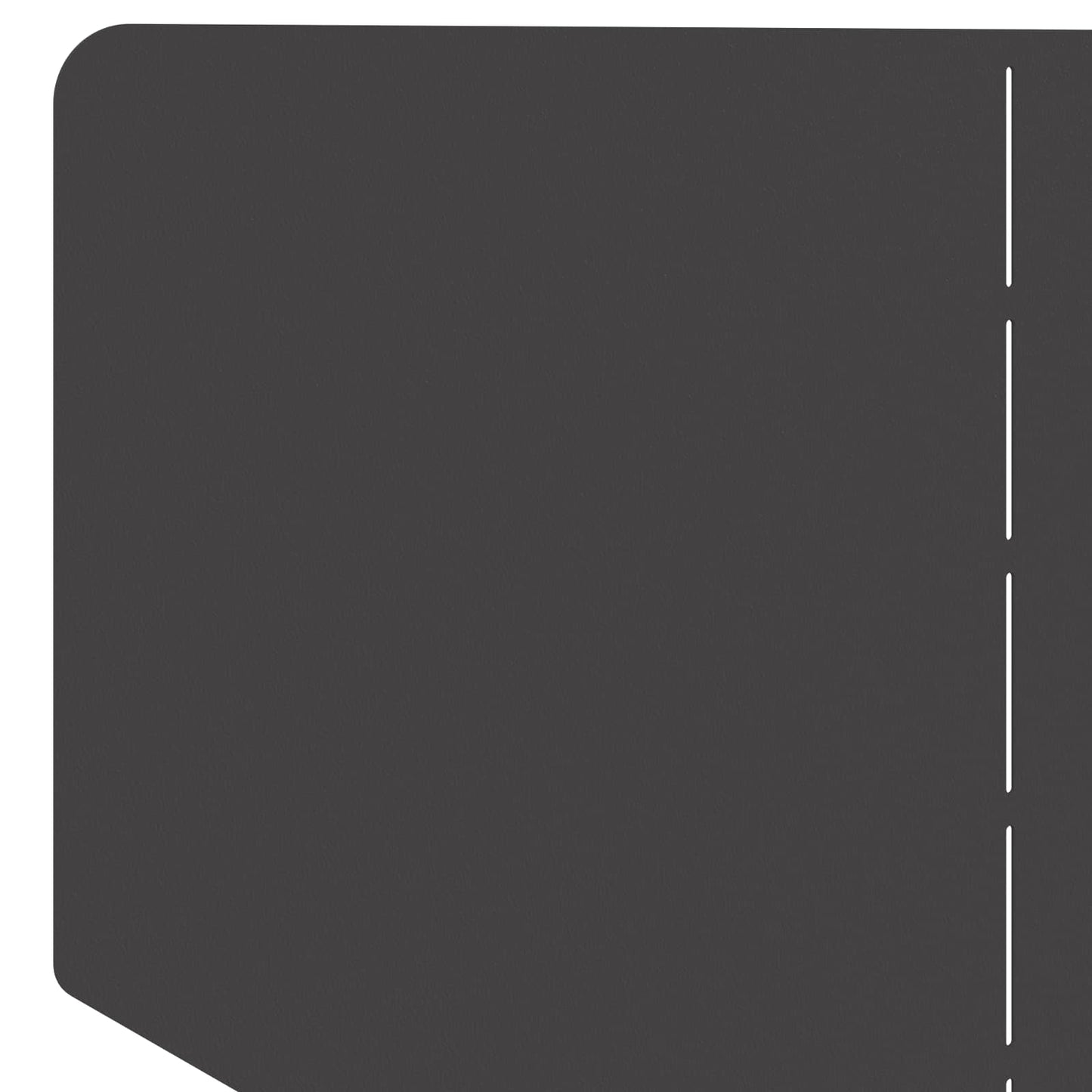 Plænekant 4 stk. 100 x 45 cm Stål Sort