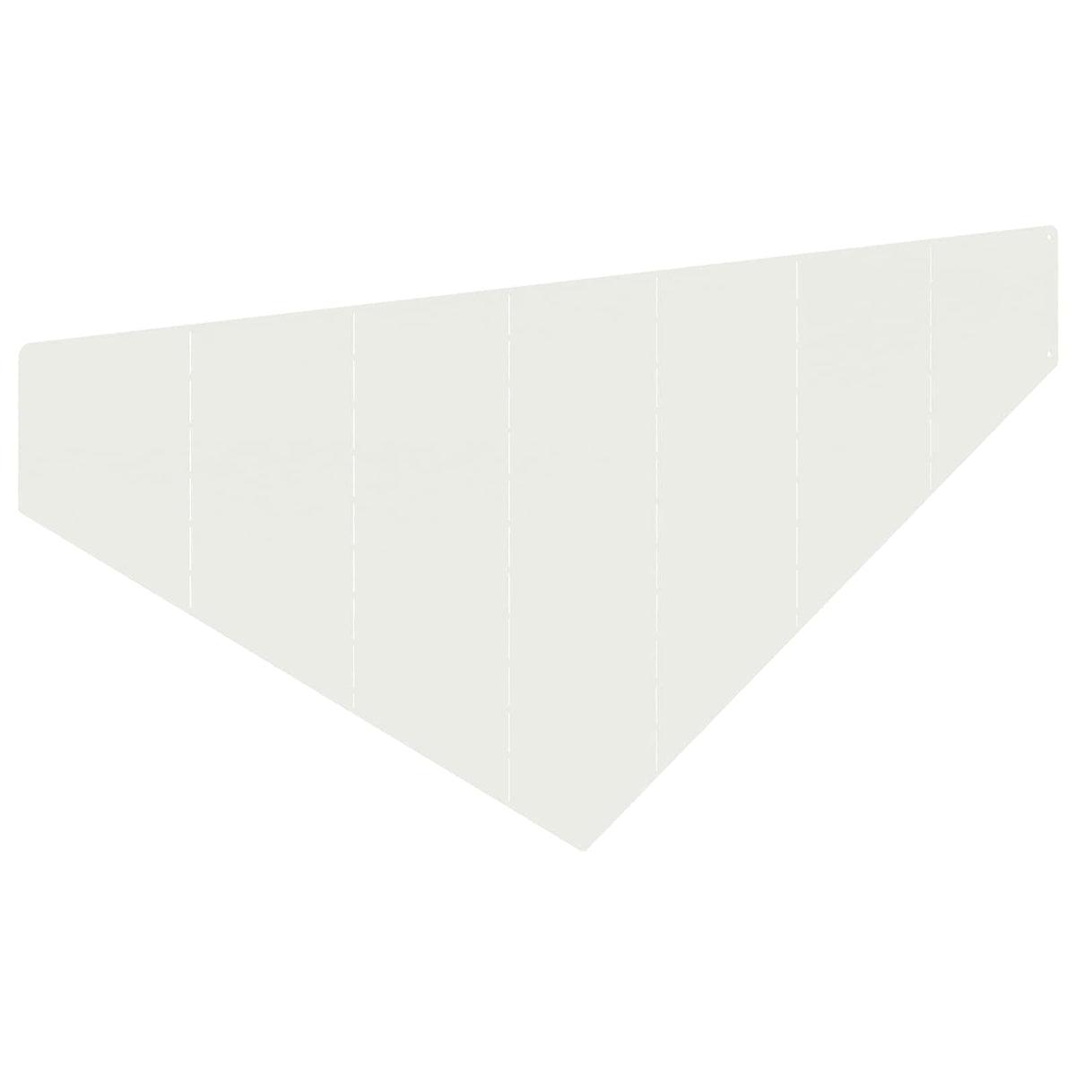 Plænekant 100 x 45 cm Stål Hvid