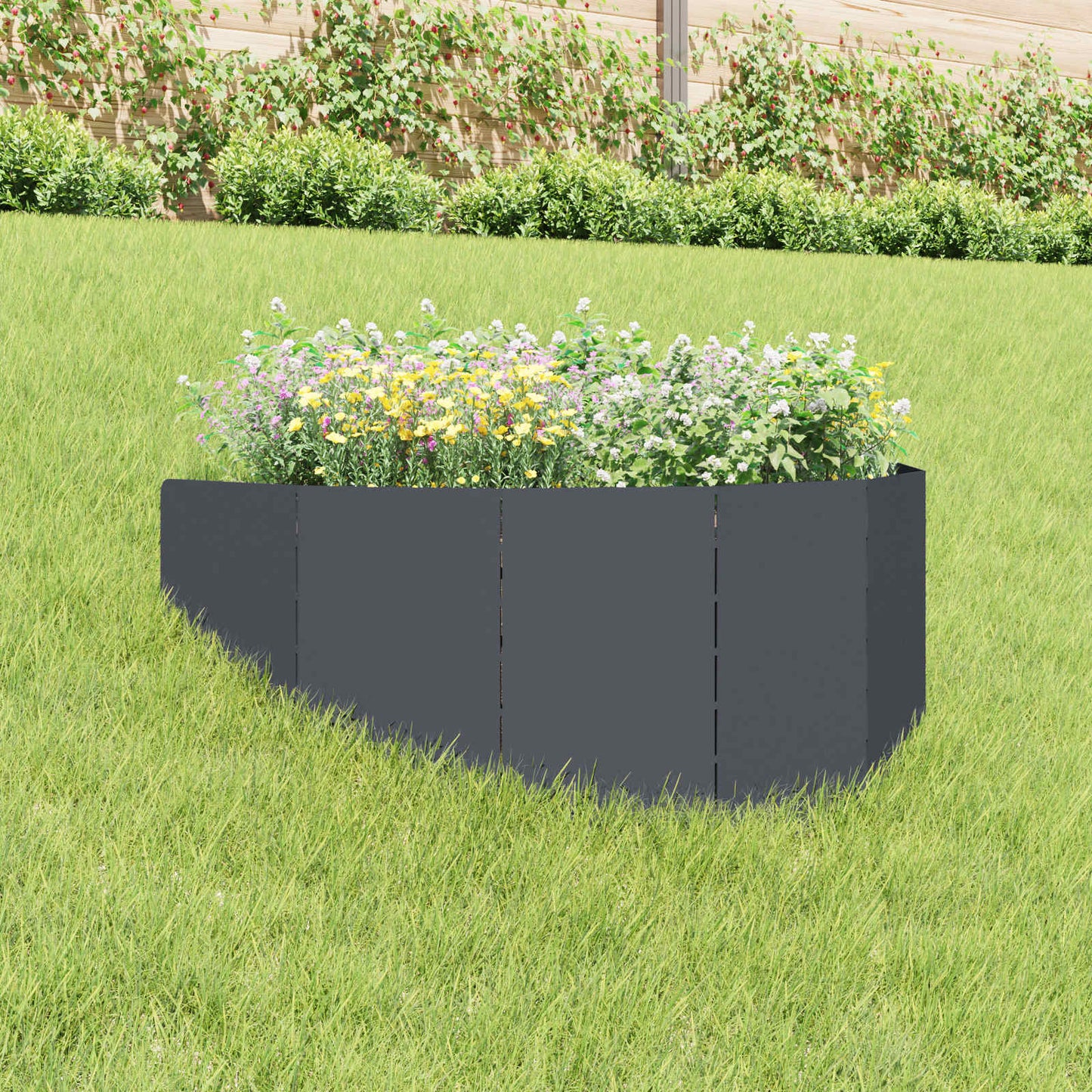 Plænekant 100 x 45 cm Stål Antracit